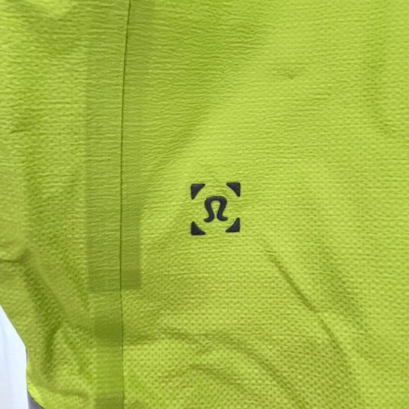 Lululemon X Robert Geller 'Take The Moment' Neon Yellow Nylon Reflective Jacket - Picture 3 of 9